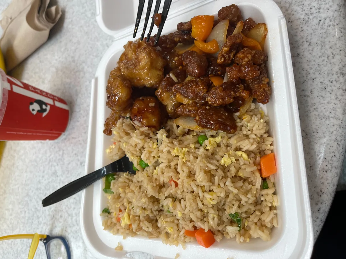 Panda Express meal